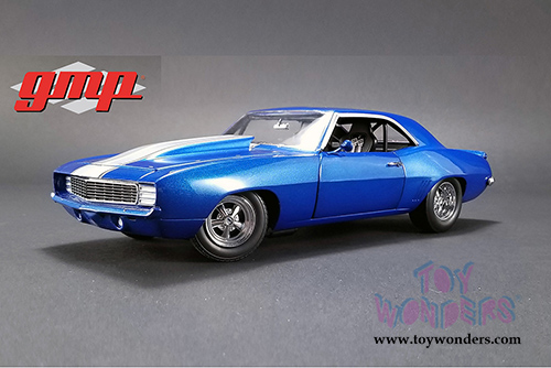 GMP - 1320 Drag Kings | Chevrolet&reg; Camaro&reg; Hardtop (1969, 1/18 scale diecast model car, Metallic Blue) 18876