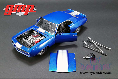 GMP - 1320 Drag Kings | Chevrolet&reg; Camaro&reg; Hardtop (1969, 1/18 scale diecast model car, Metallic Blue) 18876