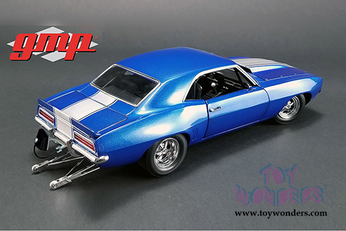 GMP - 1320 Drag Kings | Chevrolet&reg; Camaro&reg; Hardtop (1969, 1/18 scale diecast model car, Metallic Blue) 18876