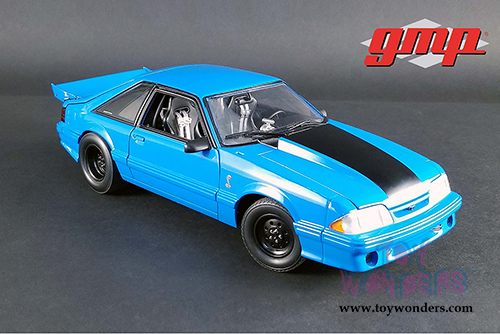 GMP - 1320 Drag Kings | Ford Mustang King Snake Hard Top (1993, 1/18 scale diecast model car, Grabber Blue) 18881