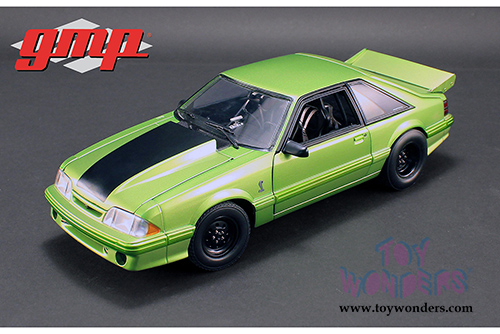 GMP - 1320 Drag Kings | Ford Mustang Cobra King Snake Hard Top (1993, 1/18 scale diecast model car, Nitro Green) 18888