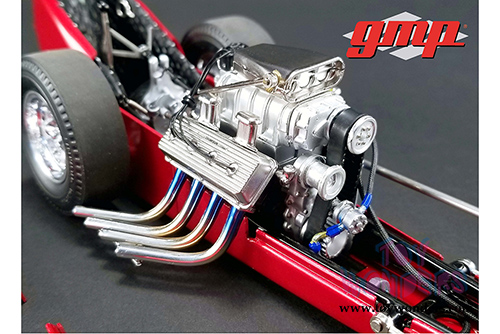 GMP - Tommy Ivo's "Barnstormer" Valvoline Vintage Dragster (1/18 scale diecast model car, Red) 18891