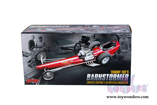 GMP - Tommy Ivo's "Barnstormer" Valvoline Vintage Dragster (1/18 scale diecast model car, Red) 18891