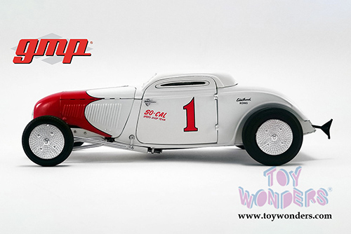 GMP - So-Cal Speed Shop Team #1 Salt Flat Coupe (1932, 1/18 scale diecast model car, Red/White) 18902