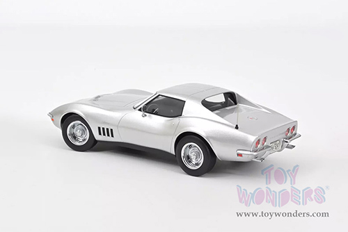 Norev - Chevrolet&reg; Corvette Coupe (1969, 1/18 scale diecast model car, Silver) 189032