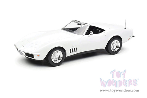 Norev - Chevrolet® Corvette Convertible (1969, 1/18 scale diecast model car, White) 189038