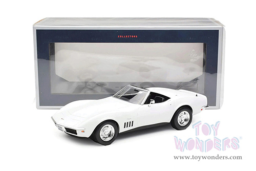 Norev - Chevrolet® Corvette Convertible (1969, 1/18 scale diecast model car, White) 189038