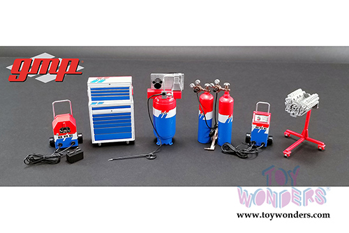 GMP - Shop Tool Set #1 - Brock Racing Enterprises (BRE) (6 pc. set, 1:18 Scale) 18905
