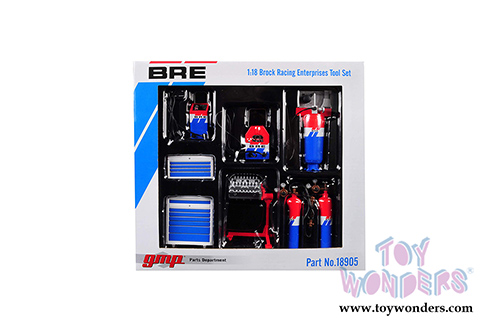 GMP - Shop Tool Set #1 - Brock Racing Enterprises (BRE) (6 pc. set, 1:18 Scale) 18905