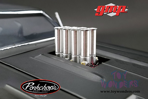 GMP - Pork Chop’s Ford Fairlane - Bootleg Hardtop (1966, 1/18 scale diecast model car, Silver) 18910