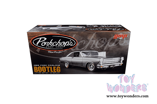 GMP - Pork Chop’s Ford Fairlane - Bootleg Hardtop (1966, 1/18 scale diecast model car, Silver) 18910