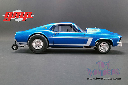 GMP - Ford Mustang Gasser - The Boss Hardtop (1969, 1/18 scale diecast model car, Blue) 18913