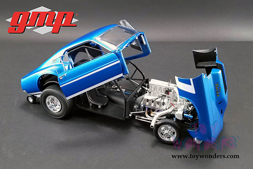GMP - Ford Mustang Gasser - The Boss Hardtop (1969, 1/18 scale diecast model car, Blue) 18913