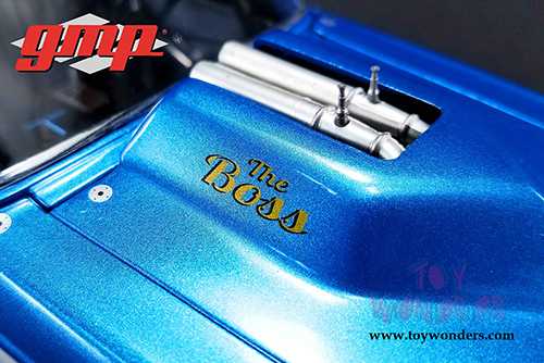 GMP - Ford Mustang Gasser - The Boss Hardtop (1969, 1/18 scale diecast model car, Blue) 18913