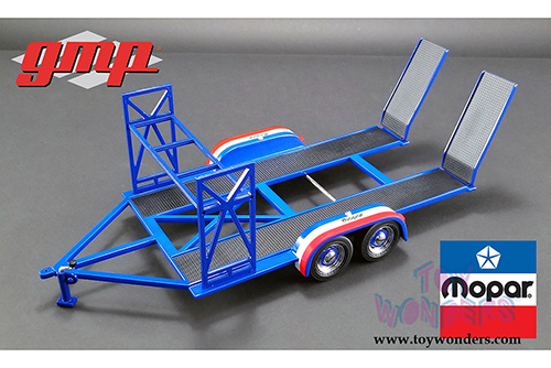 GMP - Tandem Car Trailer - MOPAR (1/18 scale diecast model, Blue) 18916