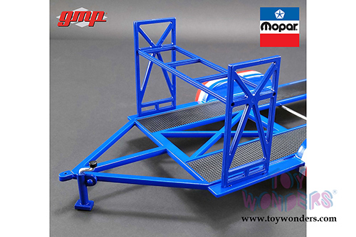 GMP - Tandem Car Trailer - MOPAR (1/18 scale diecast model, Blue) 18916