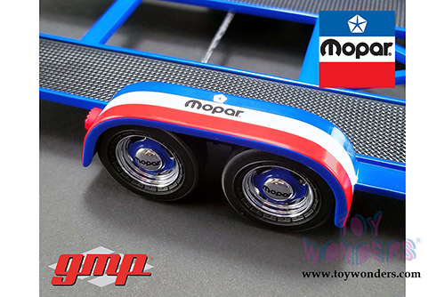 GMP - Tandem Car Trailer - MOPAR (1/18 scale diecast model, Blue) 18916