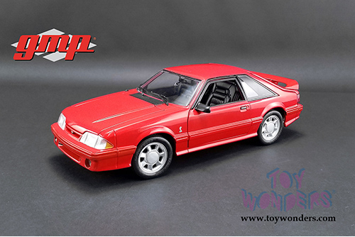 GMP - Ford Mustang Cobra Hardtop (1993, 1/18 scale diecast model car, Red) 18922