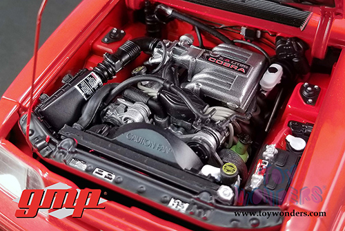 GMP - Ford Mustang Cobra Hardtop (1993, 1/18 scale diecast model car, Red) 18922