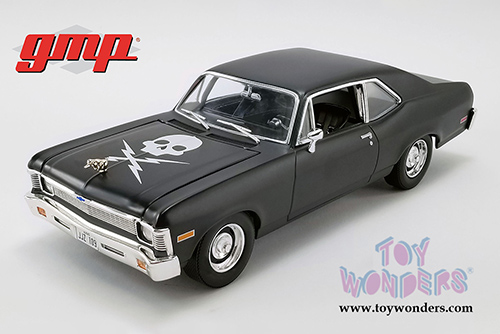 GMP - Chevrolet&reg; Nova&trade; "Death Proof" Hardtop (1971, 1/18 scale diecast model car, Matte Black) 18925