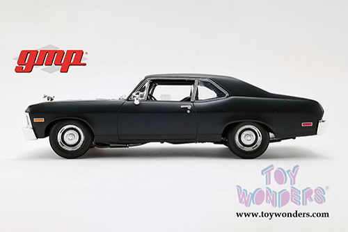 GMP - Chevrolet&reg; Nova&trade; "Death Proof" Hardtop (1971, 1/18 scale diecast model car, Matte Black) 18925