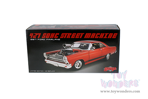 GMP - Ford Fairlane Blown 427 SOHC Street Machine (1967, 1/18 scale diecast model car, Burnt Orange) 18928