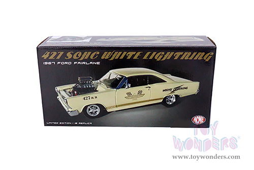 Acme - Ford Fairlane - 427 SOHC White Lightning (1967, 1/18 scale diecast model car, Cream) 18931