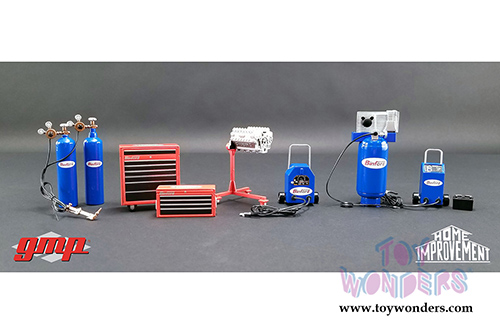 GMP - Shop Tool Set #1 - Home Improvement Binford Tools (7 pc. set, 1:18 Scale) 18938