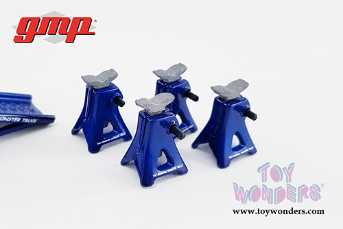 GMP - Bigfoot&reg; #1 The Original Monster Truck Shop Tool Set 2 (1:18 Scale, Blue) 18944