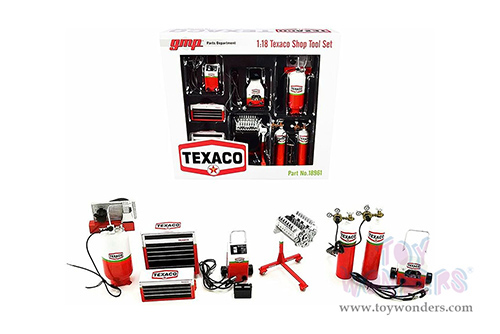 GMP - Texaco Oil Shop Tool Set #1 (6 pc. set, 1:18 Scale) 18961
