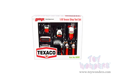 GMP - Texaco Oil Shop Tool Set #1 (6 pc. set, 1:18 Scale) 18961