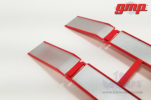 18963 GMP Greenlight Busted Knuckle Garage Tandem Car Trailer with Tire Rack model diecast car accessories