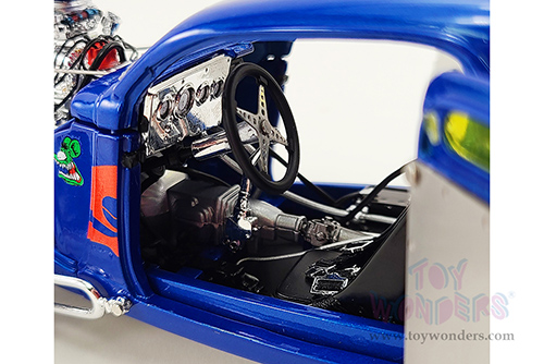Acme - Rat Fink Hot Rod Blown Altered Coupe (1934, 1/18 scale diecast model car, Blue) 18965