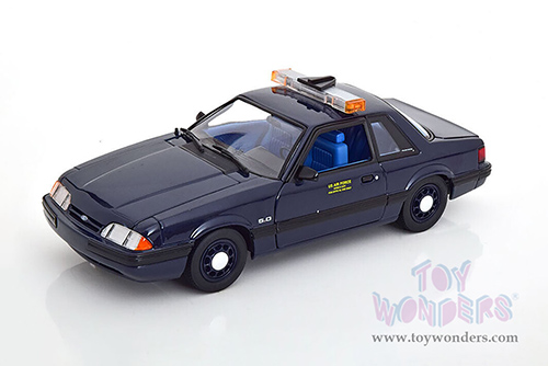 GMP - Ford Mustang 5.0 SSP - U.S. Air Force U-2 Chase Car "Dragon Chaser" (1988, 1/18 scale diecast model car, Dark Blue) 18975