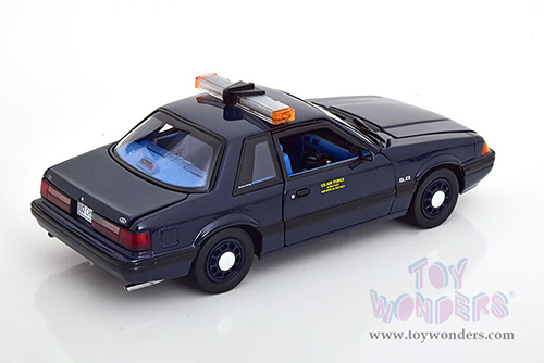 GMP - Ford Mustang 5.0 SSP - U.S. Air Force U-2 Chase Car "Dragon Chaser" (1988, 1/18 scale diecast model car, Dark Blue) 18975