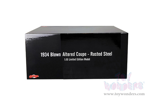 GMP - Blown Altered Coupe (1934, 1/18 scale diecast model car, Rusted Steel) 18979