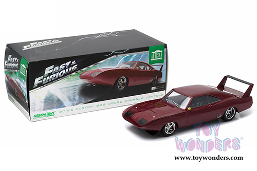 Greenlight - Artisan Fast & Furious - Dodge Charger Daytona Hard Top (1969, 1/18 scale diecast model car, Red) 19003