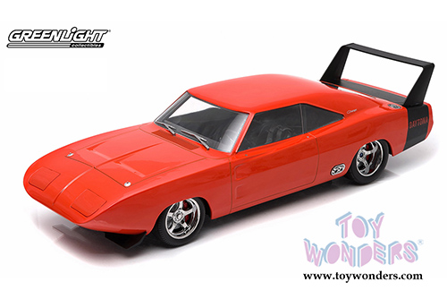 Greenlight - Artisan Dodge Charger Daytona Hardtop (1969, 1/18 scale diecast model car, Orange) 19004