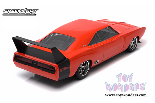 Greenlight - Artisan Dodge Charger Daytona Hardtop (1969, 1/18 scale diecast model car, Orange) 19004