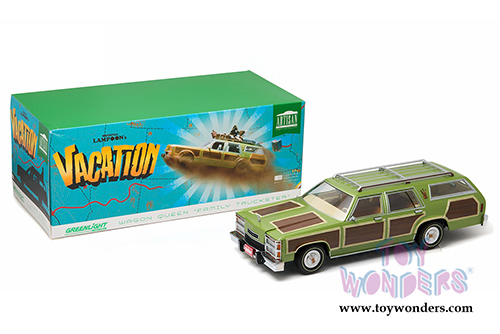 Greenlight - Artisan National Lampoon's Vacation Family Truckster "Wagon Queen" (1979, 1/18 scale diecast model car, Green) 19013