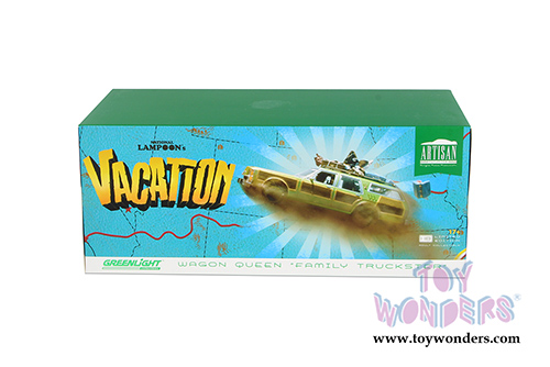Greenlight - Artisan National Lampoon's Vacation Family Truckster "Wagon Queen" (1979, 1/18 scale diecast model car, Green) 19013