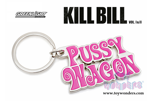 Greenlight Hollywood - Custom Crew Cab Pussy Wagon Pickup Truck - Kill Bill Vol. I & II (1997, 1/18 scale diecast model car, Yellow) 19015