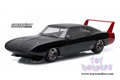 Greenlight - Artisan Custom Dodge Charger Daytona Hardtop (1969, 1/18 scale diecast model car, Black) 19020