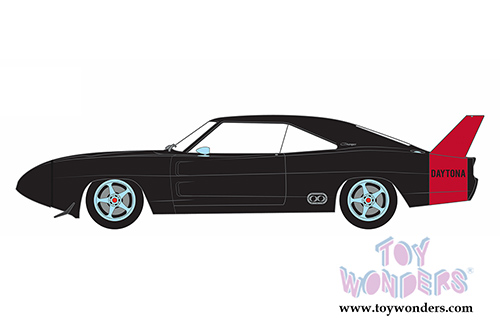 Greenlight - Artisan Custom Dodge Charger Daytona Hardtop (1969, 1/18 scale diecast model car, Black) 19020