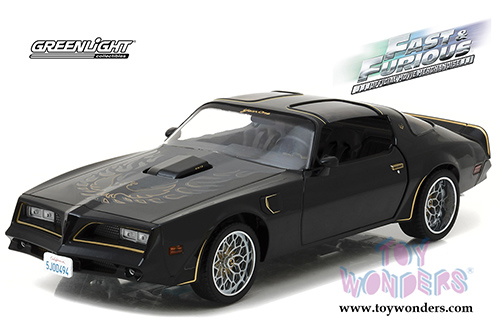Greenlight - Artisan Fast & Furious - Tego's Pontiac Firebird Trans Am (1978, 1/18 scale diecast model car, Black) 19026