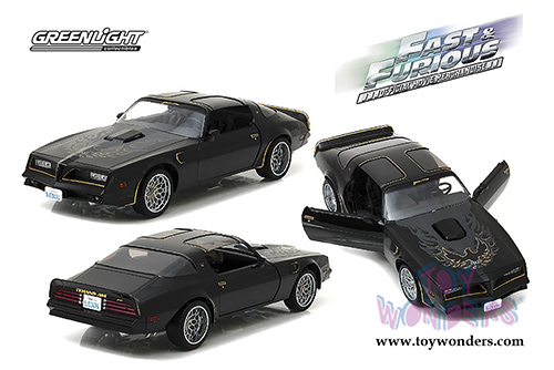 Greenlight - Artisan Fast & Furious - Tego's Pontiac Firebird Trans Am (1978, 1/18 scale diecast model car, Black) 19026
