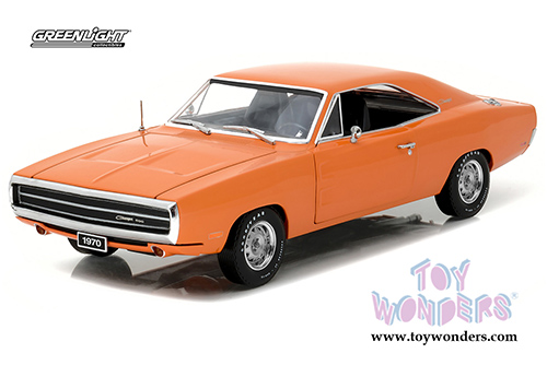 Greenlight - Artisan Dodge Charger 500 HEMI Hardtop (1970, 1/18 scale diecast model car, Orange) 19028