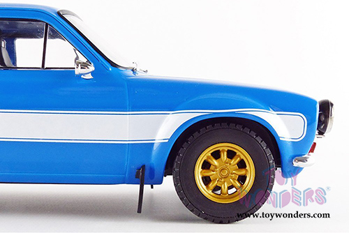 Greenlight Fast & Furious - Brian's Ford Escort RS2000 MKI Hardtop (1974, 1/18 scale diecast model car, Blue) 19038