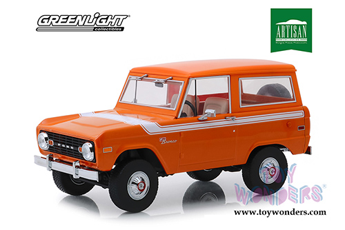 Greenlight - Artisan Ford Baja Bronco Special Decor (1977, 1/18 scale die cast model car, Orange) 19058