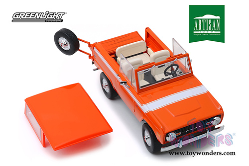 Greenlight - Artisan Ford Baja Bronco Special Decor (1977, 1/18 scale die cast model car, Orange) 19058